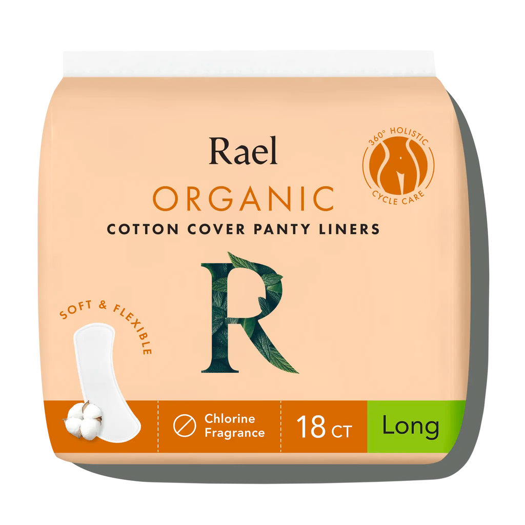 Long Unscented Panty Liners Made With Organic Cotton